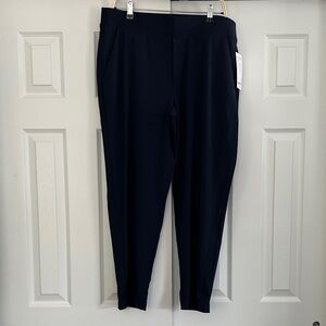 NWT Athleta Brooklyn Ankle Pant Navy Blue Size 16